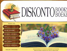 Tablet Screenshot of diskontobooks.co.za